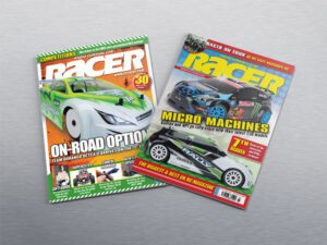 Cover designs for RC Racer Magazine