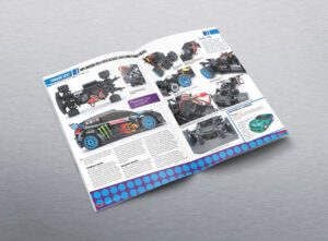 Editorial design for RC Racer Magazine