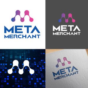 Logo design concept for digital merchant